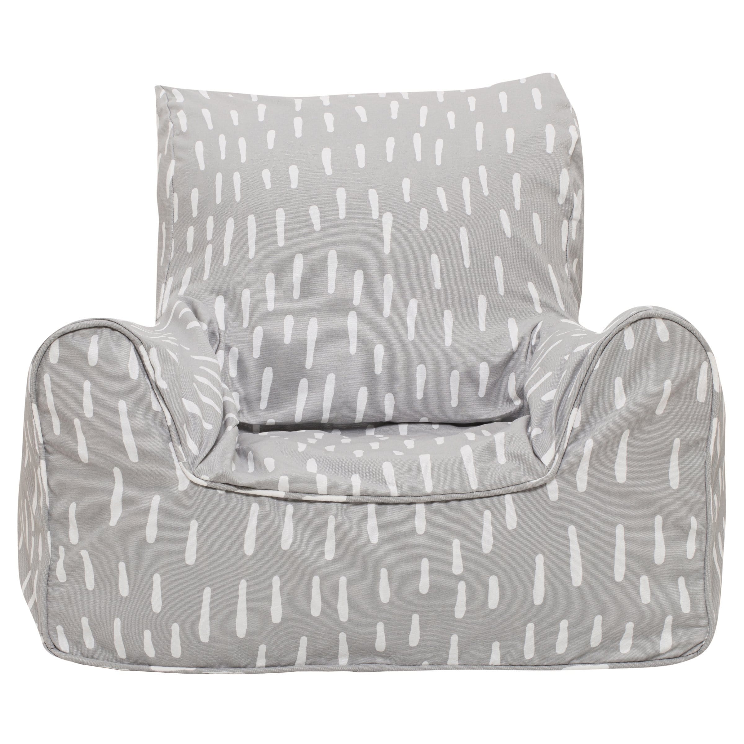 Raindrops Bean Chair - Grey