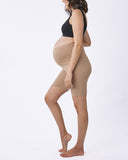 2-pack Maternity Comfort Shorts in Black & Nude