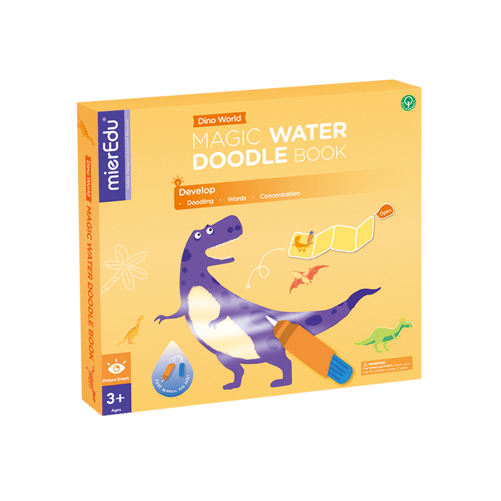 Magic Water Doodle Book - Dino World-0