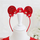 Claris: The Chicest Mouse In Paris™ Ears Holiday Heist Headband - Pink Poppy Australia