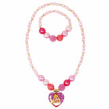 Disney Princess Aurora Necklace & Bracelet Set