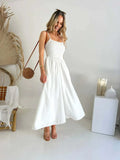 THE ISLA DRESS - COTTON DRESS IN WHITE