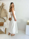 THE ISLA DRESS - COTTON DRESS IN WHITE