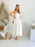 THE ISLA DRESS - COTTON DRESS IN WHITE