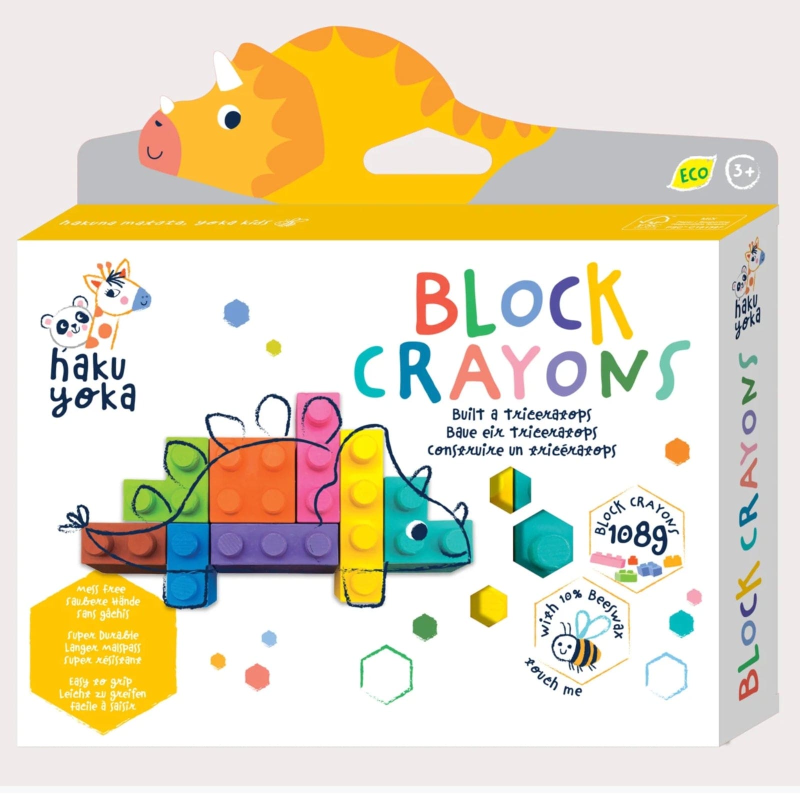 Block Crayons - Triceratops-0