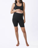 2-pack Maternity Comfort Shorts in Black & Nude