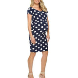 Chic Maternity Dress Evelyn Polka Dot Dress