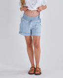 Maternity Denim Tencel Shorts