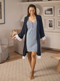 Maternity Hospital Pack - Nightie + Robe + Free Baby Blanket Wrap (10866172309)