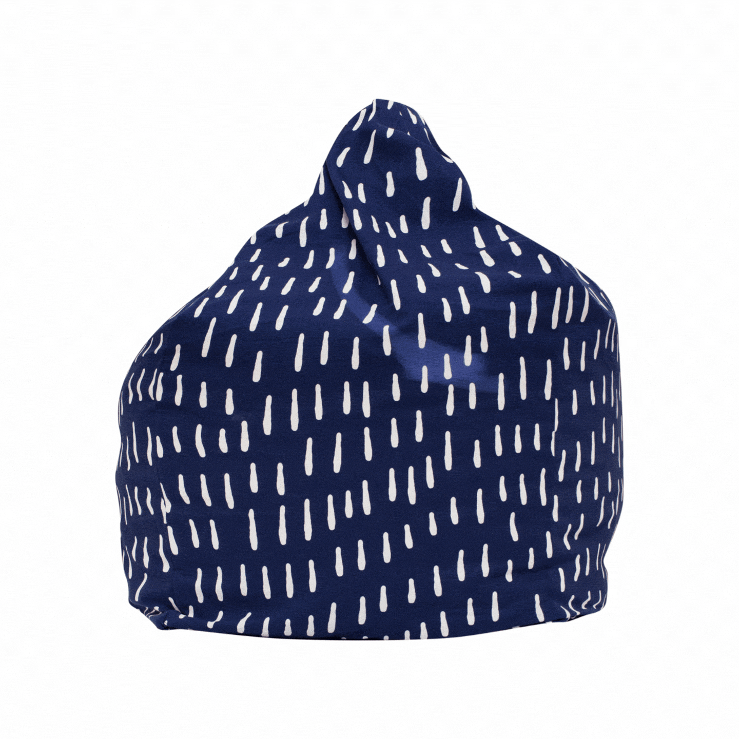 Raindrops Bean Bag - Indigo Blue