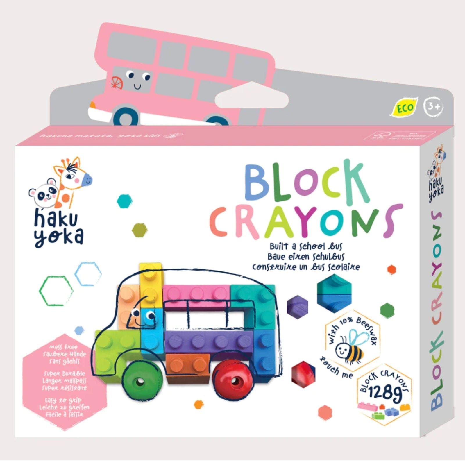 Block Crayons - School Bus-0