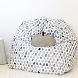 Splotches Bean Bag - Green & Grey