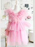 Claris: The Chicest Mouse In Paris™ Fashion Tulle Dress in Pink - Pink Poppy Australia