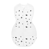 ivory planets sleepea 5-second swaddle sack