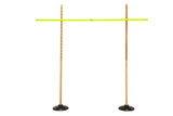 Wooden Limbo Set w/ Rubber Legs & Plastic Pole Height 158cm