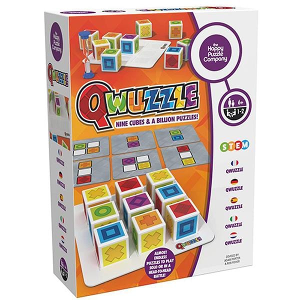 The Happy Puzzle Company Qwuzzle Dice Set & Game