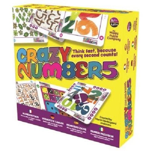 The Happy Puzzle Company Crazy Numbers Card Games