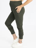 Eden Ultra Soft Maternity Lounge Pants in Olive Green