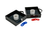Washers Game Set 30.5 x 30.5cm Black Box with Red & Blue Washers