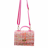 Tweed Pink Handbag