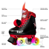 Crazy Skates Barb Roller Skates - Black/red