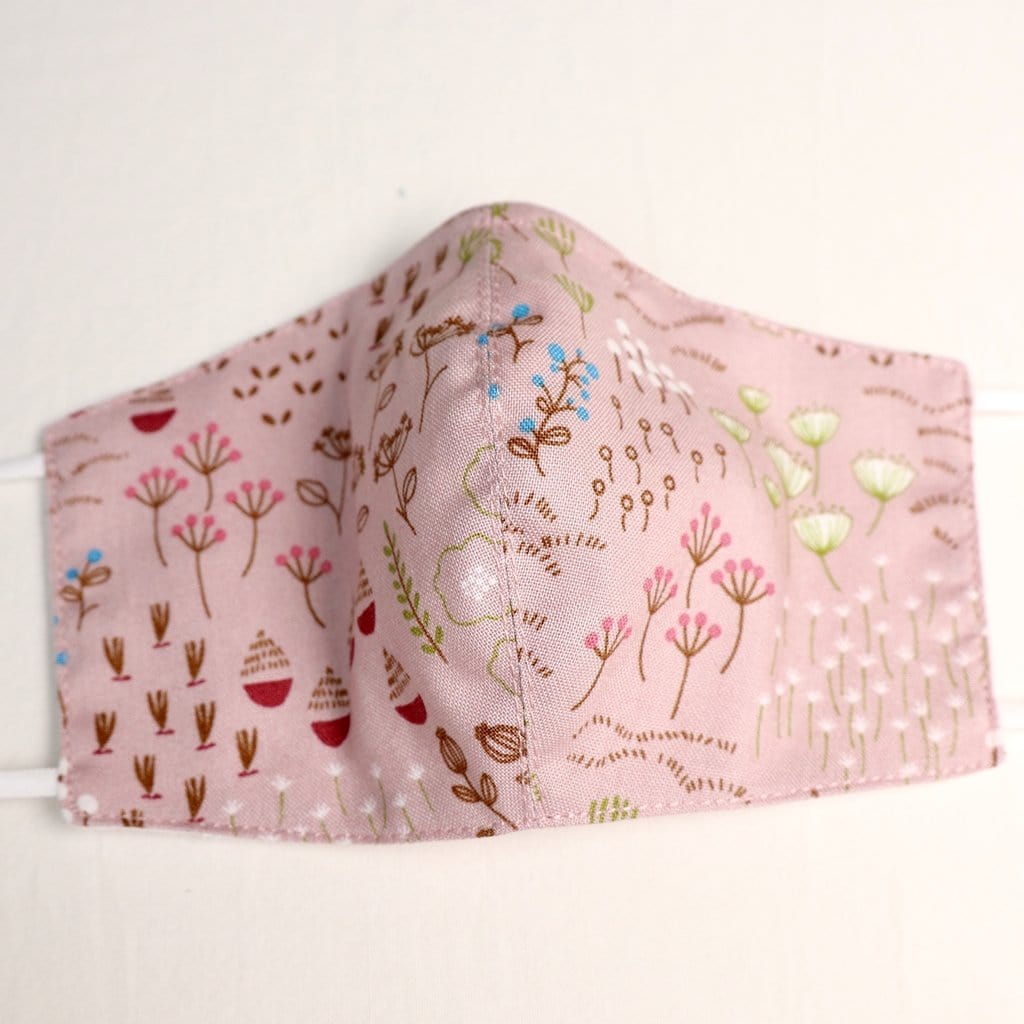 Reusable Cotton Face Mask made from Korean fabric (Child/Adult) - Botanical