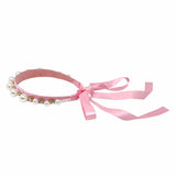 Claris: The Chicest Mouse In Paris™ Jewelled Pearl Headband with Ribbon Ties