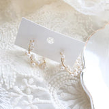 Pearl Ring Earrings (Handmade in Korea)