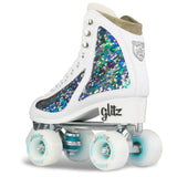 GLITZ Diamond - Size Adjustable Roller Skates with Sequins - Medium 3-6