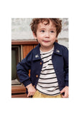 Doggy Jacket (1-6yrs old) - Beige/Navy