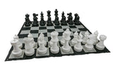 Giant Size Plastic Outdoor Chess Game Set w/Mat 3x3m