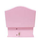Pale Pink Timber Music Box with Key