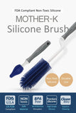 Mother-K Silicone Rolling Bottle Brush & Teat Set