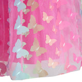 Rainbow Butterfly Dress Hot Pink