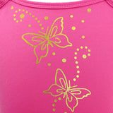 Butterfly Hot Pink & Gold Multi-layered Tutu