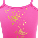 Butterfly Hot Pink & Gold Multi-layered Dress