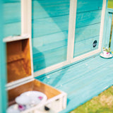 Plum® Wooden Deckhouse Play house -TEAL