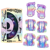 Crazy Skates Kids' Tri-Pack Knee, Wrist & Elbow Safety Pads - Rainbow