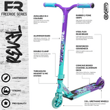 infinity REVEL Stunt Park Pro Scooter - Teal/Purple