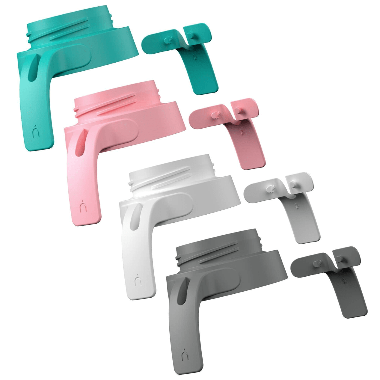 Nanobébé Silicone Bottle Handles - Twin Pack