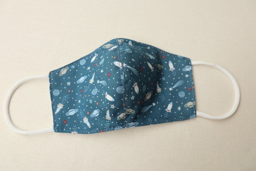 Reusable Cotton Face Mask made from Korean fabric (Child/Adult) - Space