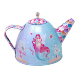 Shimmering Mermaid Tea Set in Basket