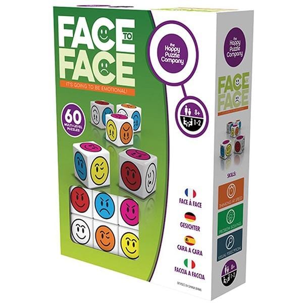The Happy Puzzle Company Face To Face Dice Set and Game