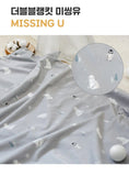 Bebenuvo Double Blanket - Missing You