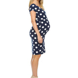 Chic Maternity Dress Evelyn Polka Dot Dress
