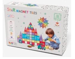 Magnetic Rainbow Tiles 182pcs