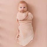 airnest Swaddle Blanket - Nude Pink-1