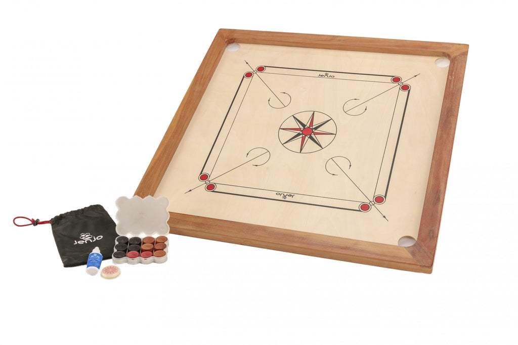 84x84cm Plywood Carrom Board with 74x74cm Internal Playing Area