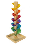 Marble Tree Run 75cm High With Wooden Base
