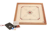 84x84cm Plywood Carrom Board with 74x74cm Internal Playing Area